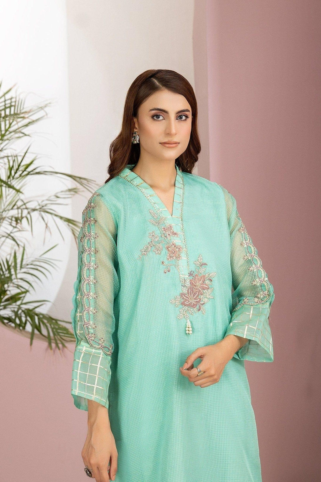 LUXURY EMBROIDERED PRET KLX-230908 - Kross Kulture 