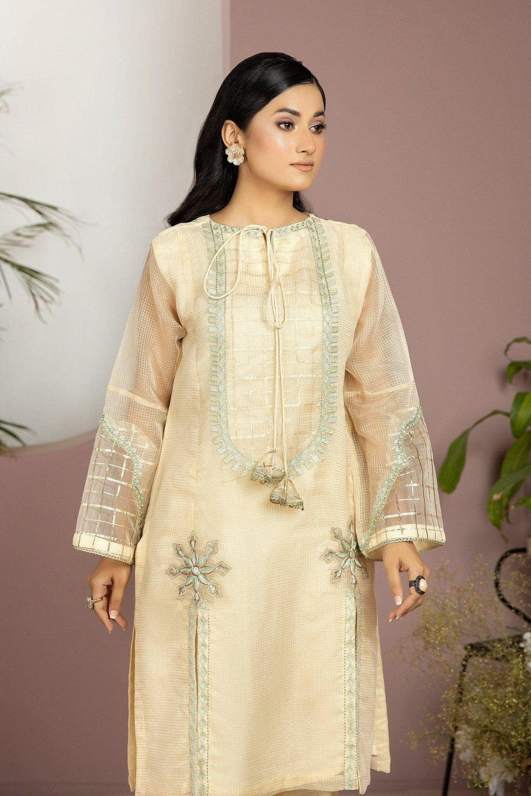 LUXURY EMBROIDERED PRET KLX-230906 - Kross Kulture 