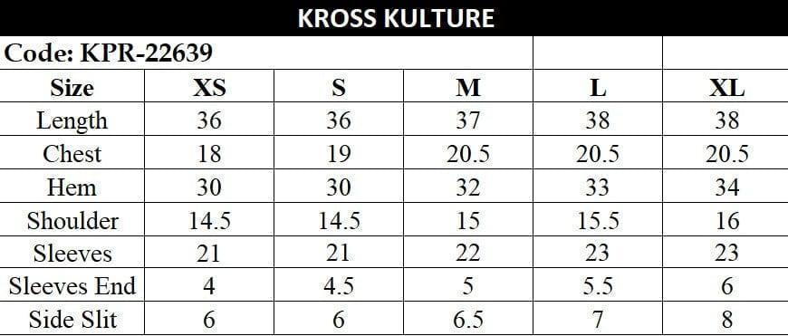 Ready-To-Wear Maahru KPR 22639 - Kross Kulture 