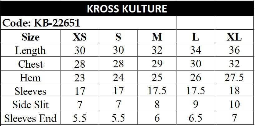 Kross Kulture  Ready-To-Wear Rozmara KB-22651