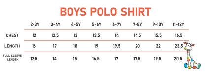 Boys Polo Shirt SKD-086-23 - Kross Kulture 